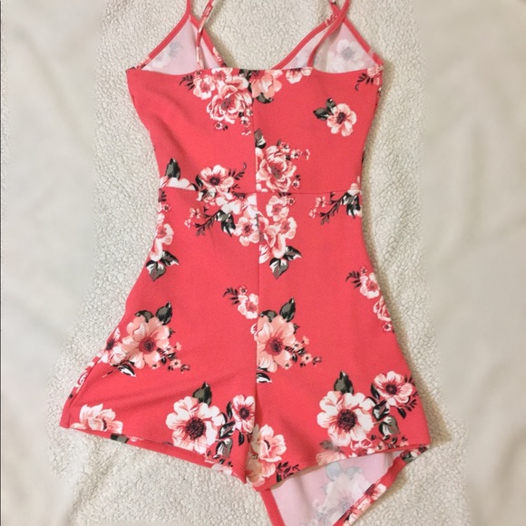 Asymmetrical Faux Wrap Dress with attached shorts - Picture 4 of 9